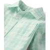 The Children’s Place Baby Boys’ And Newborn Long Sleeve Top and Pants,2-piece Outfit Set(Mint Plaid)