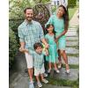 The Children’s Place unisex child Mint To Be Matching Family Collection(Newborn 3 Pc Set)
