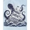 The Children’s Place Boys’ 100% Cotton Sleeve Top and Shorts 2 Piece Pajama Set(Octopus)