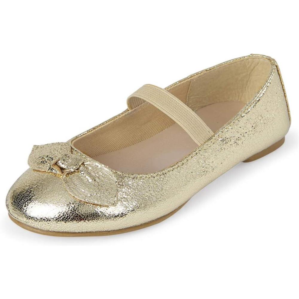 imageThe Childrens Place Baby Girls FlatsGold