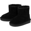 The Children’s Place Baby Girls’ Baby Girls and Toddler Classic Ankle Boots, Faux Fur Lined(Black)