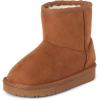 The Children’s Place Baby Girls’ Baby Girls and Toddler Classic Ankle Boots, Faux Fur Lined(Tan)