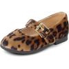 The Children’s Place Baby Girls’ Baby Girls and Toddler Closed Toe Ballet Flats(Leopard)