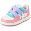 The Children’s Place Baby Girls’ Baby Girls and Toddler Everyday Casual Sneakers(Colorblock Low Top)