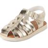 The Children’s Place Baby Girls’ Baby Girls and Toddler Fisherman Sandals(Gold)