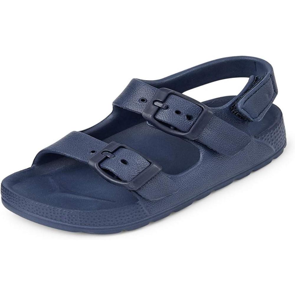 imageThe Childrens Place Baby Boys Baby Boys and Toddler Everyday Slide Sandals With BackstrapNavy