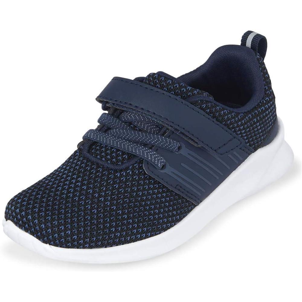 imageThe Childrens Place Boys Uniform Running SneakersNavy