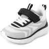 The Children’s Place Baby Boys’ Baby Boys and Toddler Everyday Casual Sneakers(Grey Running)