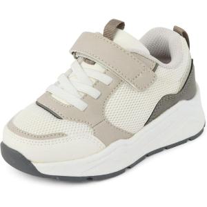 The Children’s Place Baby Boys’ Baby Boys’ Toddler Everyday Casual Sneakers(Beige)