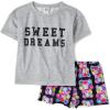 The Children’s Place Girls’ Short Sleeve Top and Shorts,2 Piece Pajama Set(Gummy Bears)
