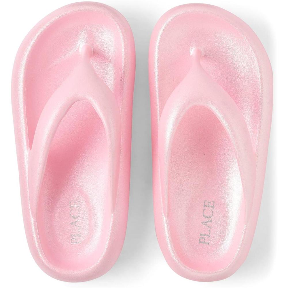 imageThe Childrens Place Girls Everyday Flip FlopsPink