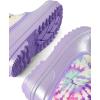 The Children’s Place Girls’ Faux Fur Trim Winter Snow Boots(Purple Cream Swirl)
