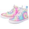 The Children’s Place Girls’ Girls Casual Lace Up Hi Top Sneakers(Tie Dye Swirl)