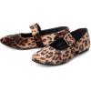 The Children’s Place Girls’ Girls Closed Toe Ballet Flats(Leopard)