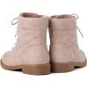 The Children’s Place Girls’ Girls Lace Up Combat Boots(Pink Quilted)