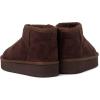 The Children’s Place Girls’ Girls Mini Ankle Platform Boot, Faux-fur Lined(Dk Brown)
