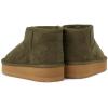 The Children’s Place Girls’ Girls Mini Ankle Platform Boot, Faux-fur Lined(Olive)