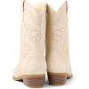 The Children’s Place Girls’ Girls’ Western Cowgirl Boot(Off-white)