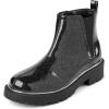 The Children’s Place Baby Girls’ Ankle Boots(Glitter Black)