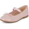 The Children’s Place Girls’ Girls Closed Toe Ballet Flats(Pink)