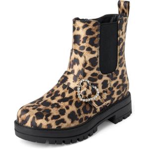 The Children’s Place Baby Girls’ Ankle Boots(Leopard)