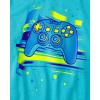 The Children’s Place Boys’ Active Performance Short Sleeve T-Shirt(Atlantis Blue)