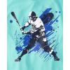 The Children’s Place Boys’ Active Performance Short Sleeve T-Shirt(Baseball Blue)