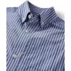 The Children’s Place Boys’ Short Sleeve Poplin Button Down Shirt(Blue Stripe)