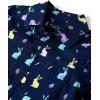 The Children’s Place Boys’ Short Sleeve Poplin Button Down Shirt(Tidal Bunny)