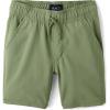 The Children’s Place Boys’ Quick Dry Pull on Shorts(Capers)