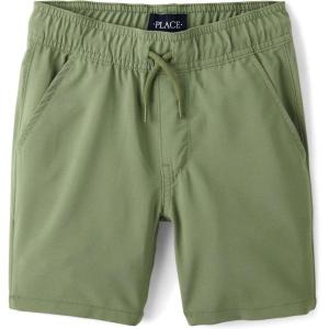 The Children’s Place Boys’ Quick Dry Pull on Shorts(Capers)