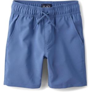 The Children’s Place Boys’ Quick Dry Pull on Shorts(Sprink Lake)
