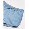 The Children’s Place Girls’ Denim Pull on Shorts(Lt 90s Blu Wsh)