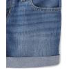 The Children’s Place Girls Denim Shortie Shorts(Rose Wash)