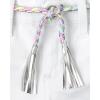 The Children’s Place Girls Denim Shortie Shorts(White Belted)
