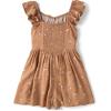 The Children’s Place Girls’ Flutter Romper(Honey)
