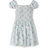 The Children’s Place Girls’ Short Sleeve Dressy Dress(Cherry Stripes)