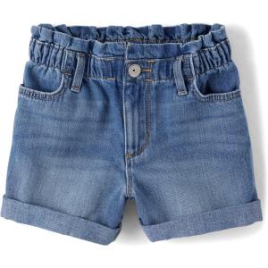 The Children’s Place Girls Denim Shortie Shorts(Autumn Wash)