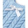 The Children’s Place Baby Girls’ and Toddler Long Sleeve Crew Neck Pullover Sweater(Party Blue Bows)