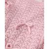 The Children’s Place Baby Girls’ and Toddler Long Sleeve Crew Neck Pullover Sweater(Rose Mist Bows)