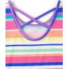 The Children’s Place Baby Girls’ and Toddler Short Sleeve Everyday T-Shirts(Summer Stripe 3-pack)