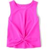 The Children’s Place Baby Girls’ and Toddler Active Twist Front Tank Top(Pink Beam)
