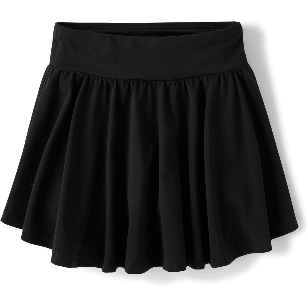 imageThe Childrens Place girls Quick Dry Active SkortBlack