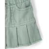 The Children’s Place Girls’ Everyday Denim Skirts and Skorts(Mint Taffy Skort)