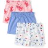 The Children’s Place Baby Girls’ and Toddler Assorted Pull on Paper Bag Shorts(Crabs/Breeze/Beach)