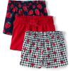 The Children’s Place Baby-Girls and Toddler Pull on Stretchy Waistband Short(Strawberry Gingham 3-pack)