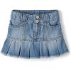 The Children’s Place Girls’ Everyday Denim Skirts and Skorts(Reagan Wash Skort)