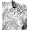 The Children’s Place Baby Boys’ and Toddler Poplin Short Sleeve Button Down Shirt(Fin Gray Tropical)