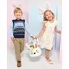 The Children’s Place Baby Boys’ and Toddler Pullover Sweater Vest(Easter Bunny Striped Vest)