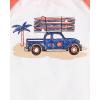 The Children’s Place Baby Boys’ and Toddler Short Sleeve Rashguard and Bottoms(Cabana Coral)